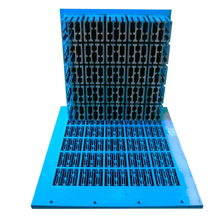 The template mold for mass production of bricks is used for concrete brick manufacturing machine