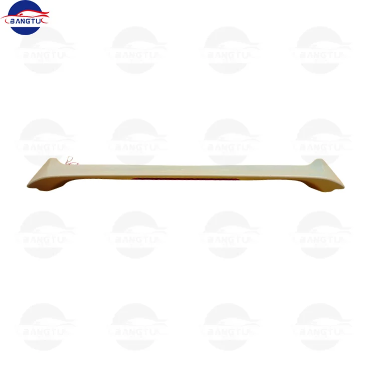 Hot Sale ABS Plastic Carbon Fiber with Lamp Rear Boot Spoiler for Honda Civic 8th Gen 2006 2007 2008 2009 2010 2011