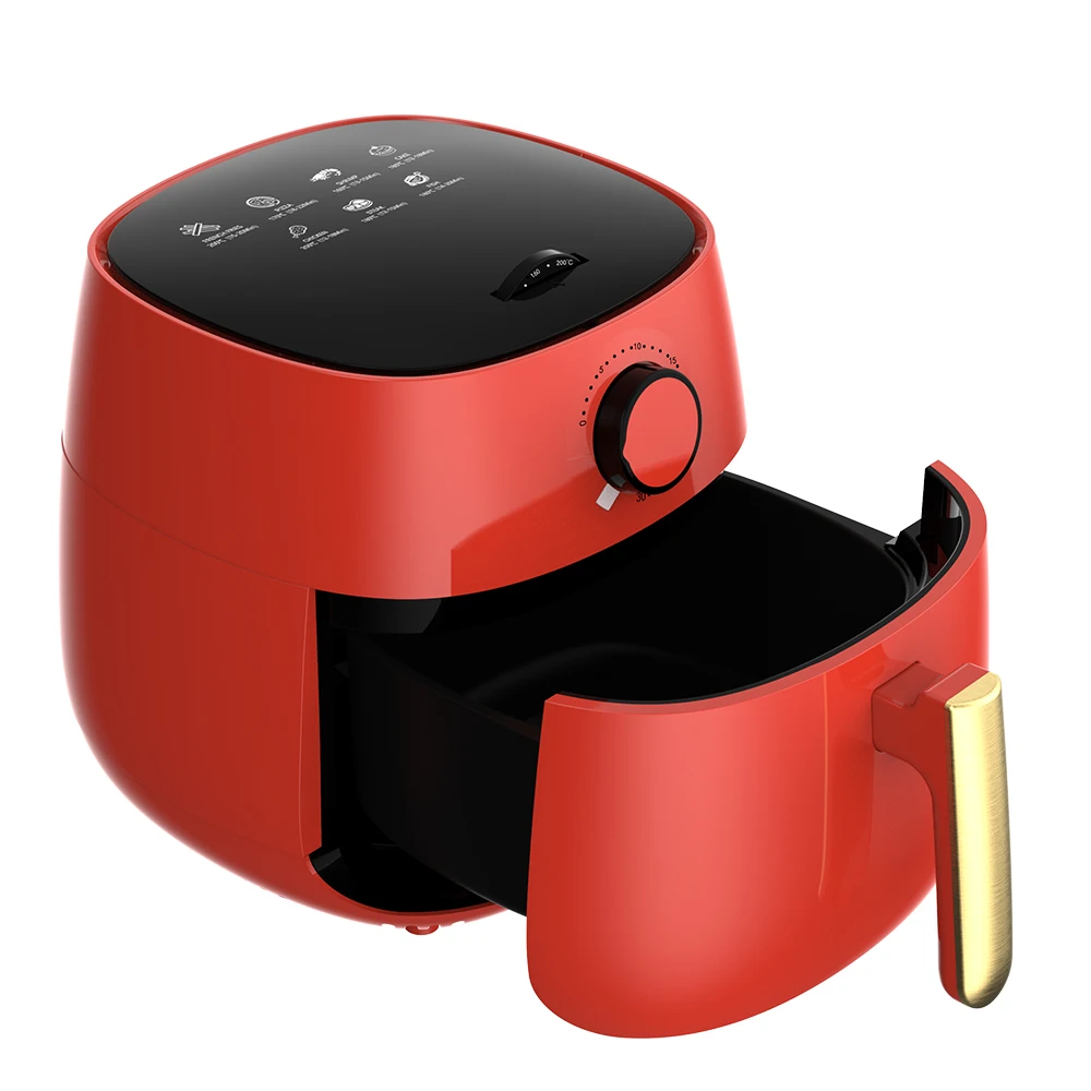 Ceramic Coating Factory Electronic Manual 4L Air Fryer Mechanical Small Kitchen appliance