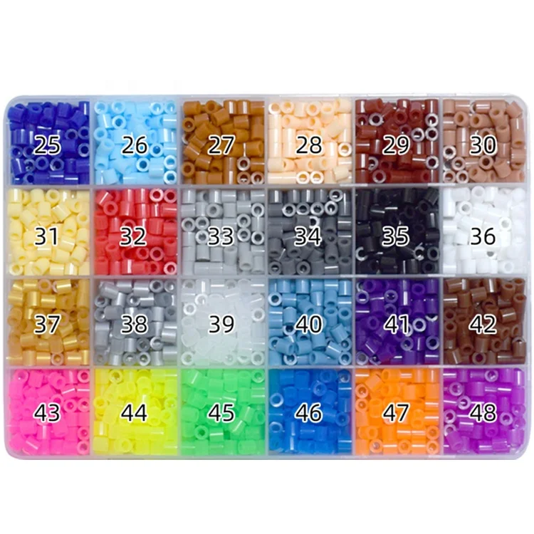 Wholesale 3 layered box cheap price diy 5mm perler beads kit