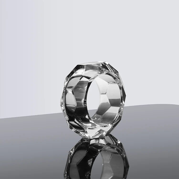 Hot Sale Transparent Clear Crystal Glass Box Jewelry Organizer Gift For Home Decoration