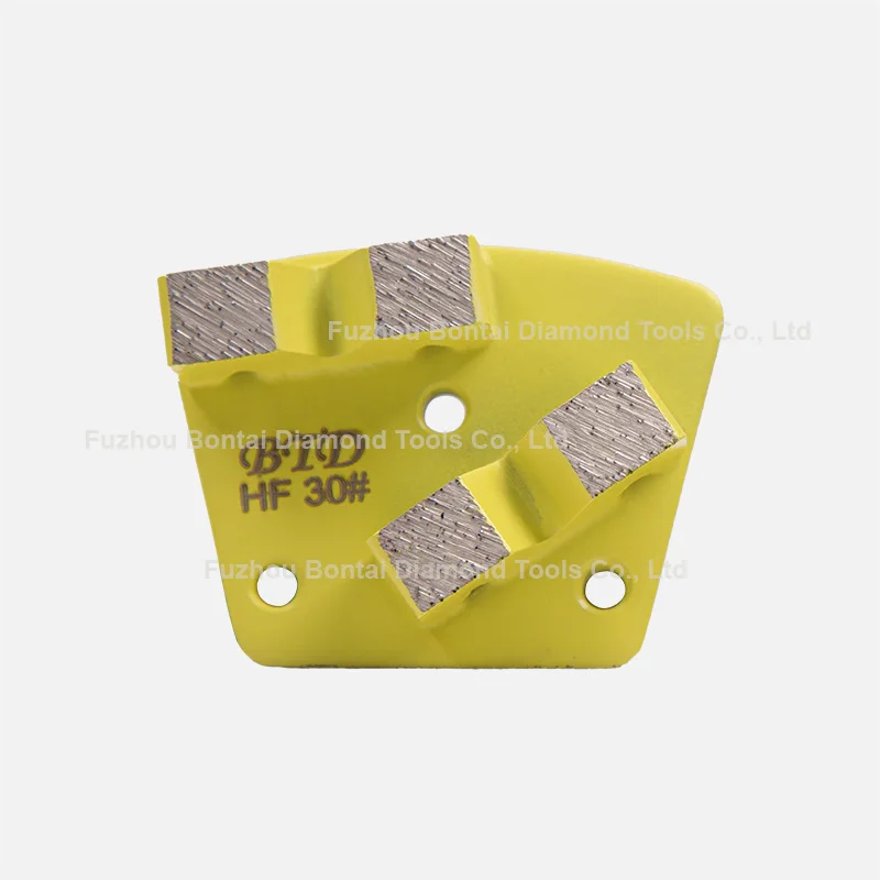 Bontai new arrivals 2024 design concrete grinding shoes with M diamond segments