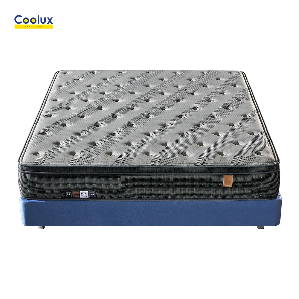 New Product King And Box Set Tanzania Pocket Single Euro Top Spring Mattress