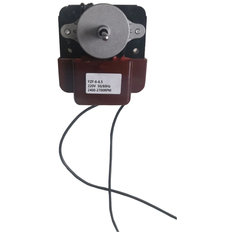 high speed 110-240V 50/60HZ  single phase shaded ac fan pole motor for fridge