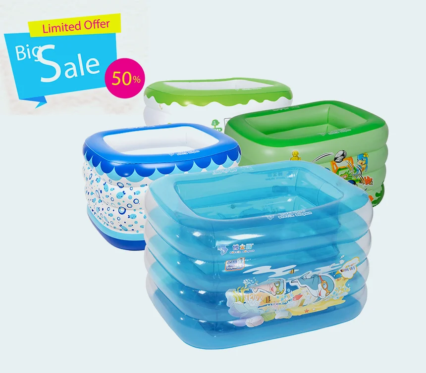 
Foldable and Portable Suitable PVC Inflatable Adult Baby Spa Bathtub For Sale 