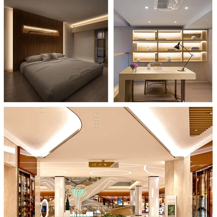 Modern Surfaced Mounted Smart Linear Strip Lamp Indoor Lighting Office Living Room Led Strip Light