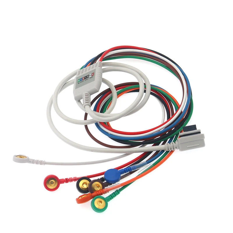 Новый стиль GE Seer Light цельный 7 свинцовый ЭКГ Holter кабель