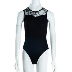 High Quality dance wear  lace leotatds sleeveless Ballerina Bodysuit  for Girls Dancewear