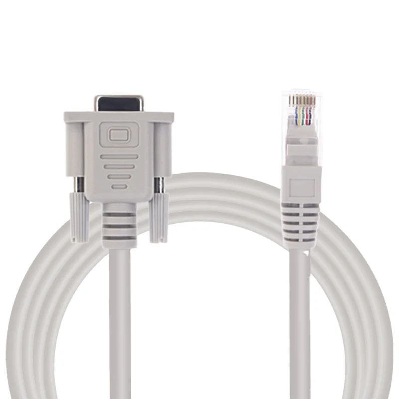 Заводской индивидуальный кабель RS232 male к RJ45 DB 9 PIN к rj45 сетевой кабель для передачи данных
