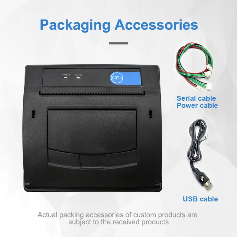 Mini 80mm Embedded Panel Thermal Panel Printer for Embedded Panel Applications