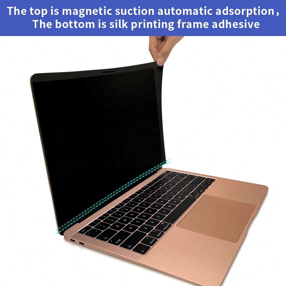 Защитный антибликовый экран с магнитной рамкой хорошего качества для Macbook Pro 13,3 дюймов