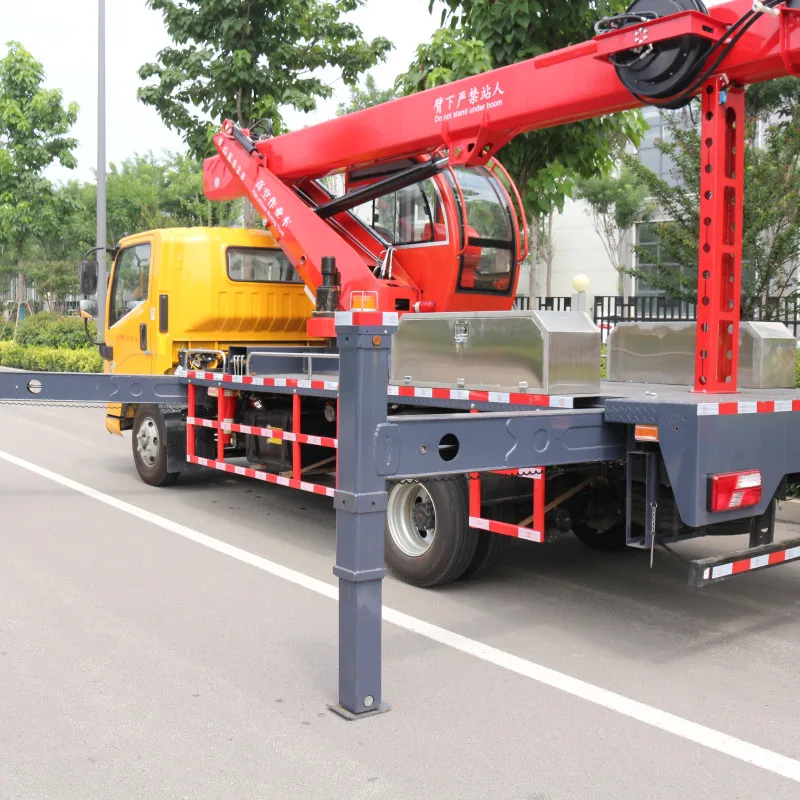 28 meters truck boom lifts articulated truck boom lift lifting machine