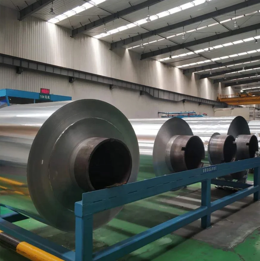 Household Aluminum Foil Jumbo Roll Recyclable for Food Use Anodized Surface Thickness Of Aluminum Foil