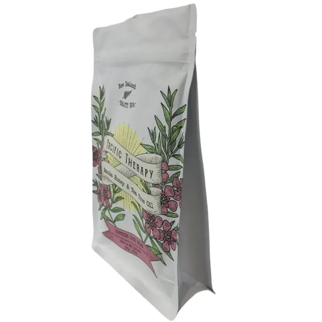 Recyclable Zip Lock Stand Up Pouch Aluminum Foil Body Scrub Enjoy SPA Bath Soak Sea Salt Biodegradable Plastic Packaging Bag