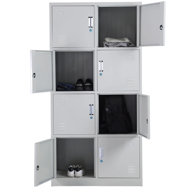 High Quality School Metal Locker 8 Doors Steel Colorful Locker 8 Doors Steel Golf Storage Locker 8 Doors