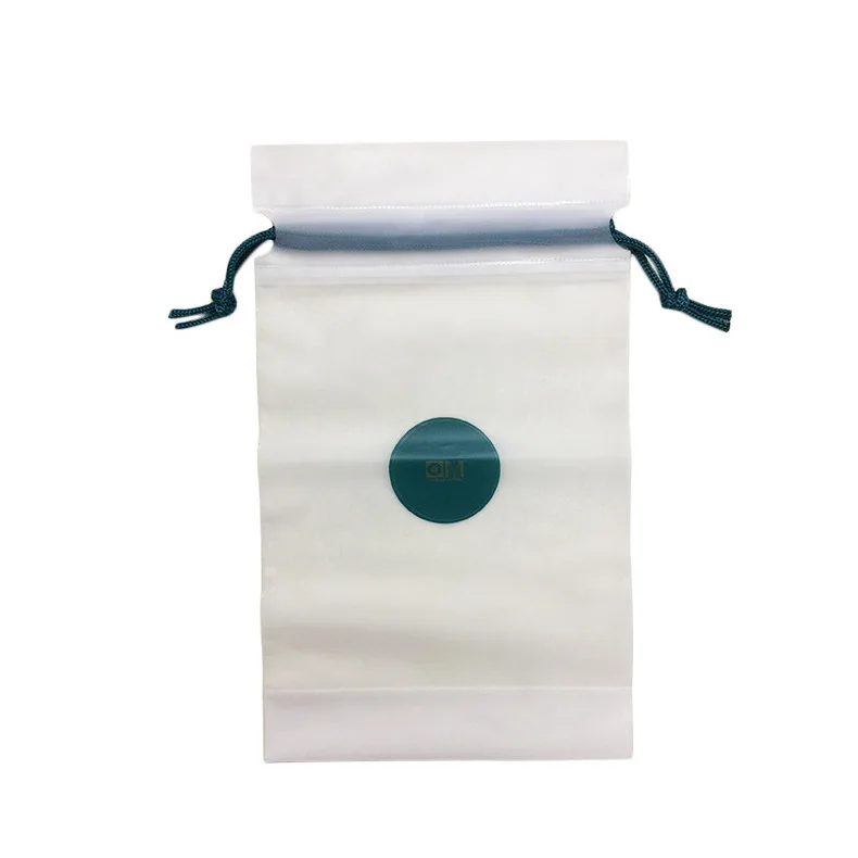 Custom Printed  Waterproof Gift Promotional Sport Pull String Solid Color Mini Drawstring Shoe Dustproof Packaging Bag