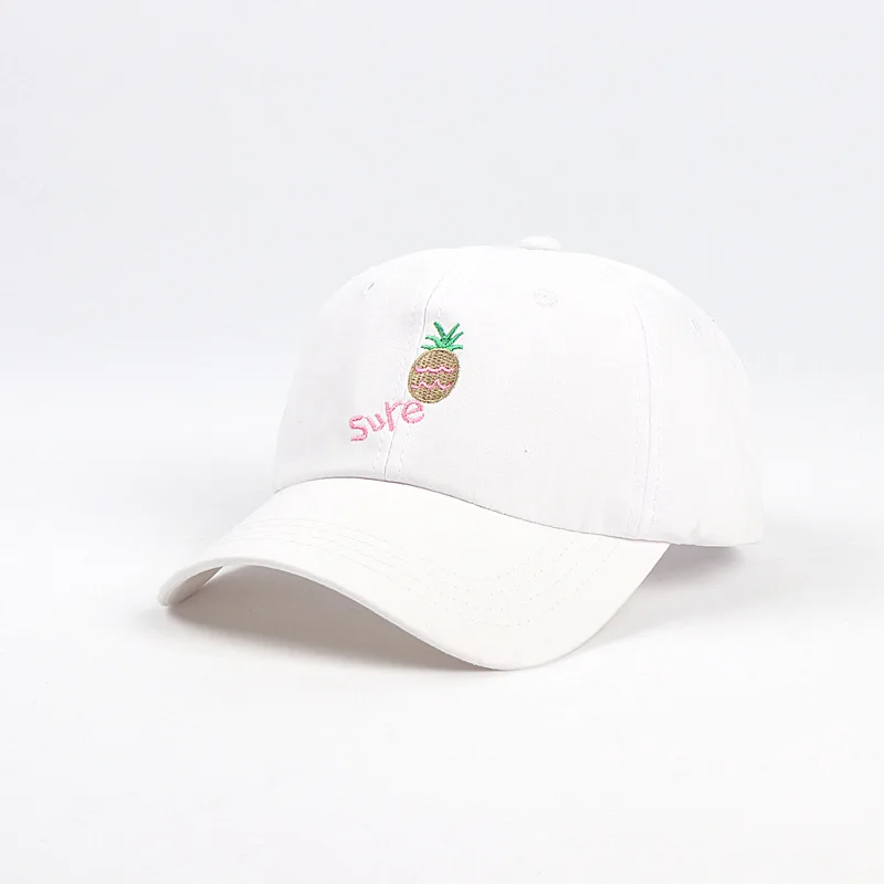 Custom embroidered baseball cap and dad hats duck tongue hat curved edge sun shading hat