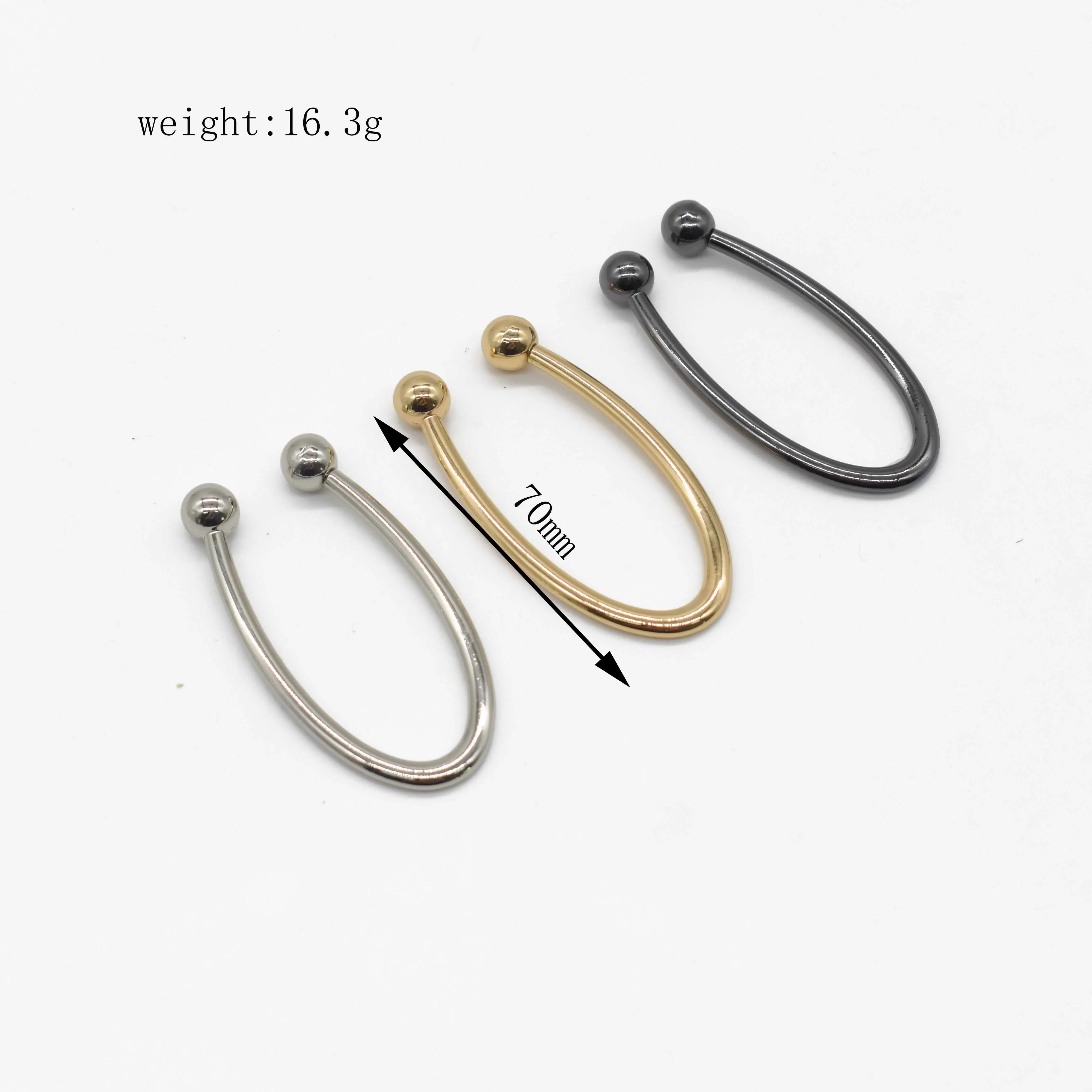 Hot Sale Custom Decoration Metal Gold U Shape Buckle  Bikini Connector For Women Garment/Swimwear