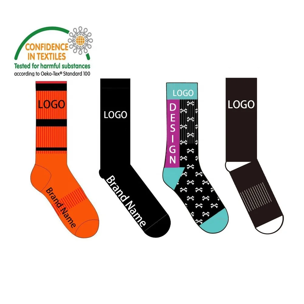 Wholesale Hip Hop Sneakers Crew Hemp Socks Custom Marijuna Weed  Socks For Streetwear