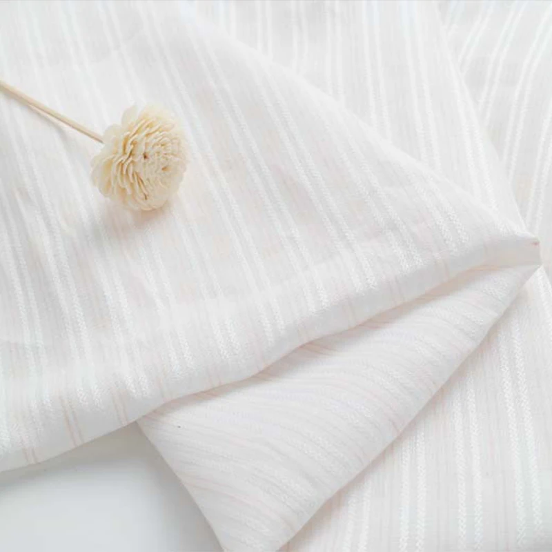 Fabric supplier promotional high quality custom yarn dyed linen viscose womens shirt wholesale fabric dress fabrics for clothing