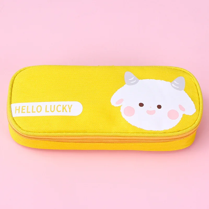 Wholesale Cartoon Unicorn Pencil Case Large Capacity Stationery Pen Bag Cute School Student Stationery