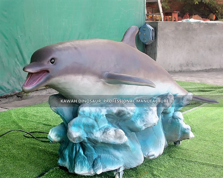 Robotic Marine Animal Animatronic Dolphin Customize Dolphin Statue for Water World