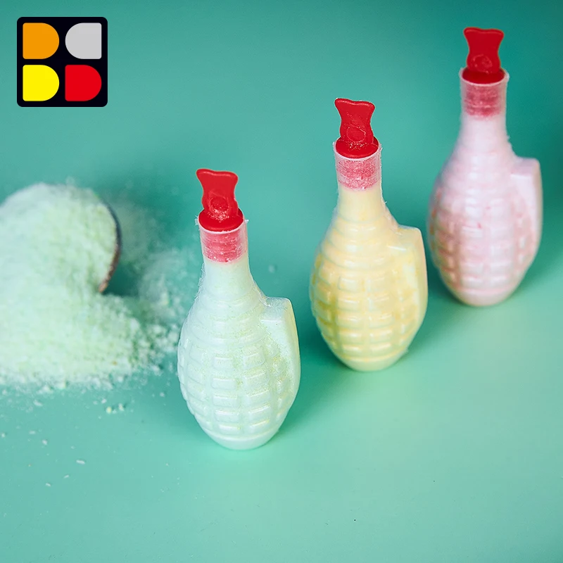 Оптовая продажа с фабрики кислотный порошок конфеты смесь фруктов мини сода может упаковать Халяль кислый сладкий порошок конфеты для детей