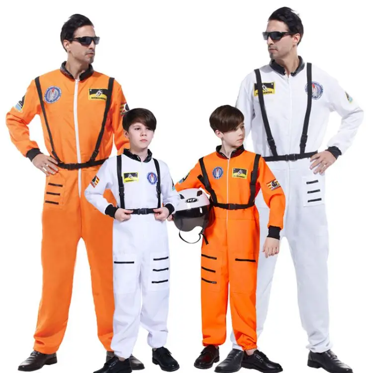 Astronaut Spaceman Costume Helmet with Movable Visor Pretend Play Toy Set for Party Favor Supplies Kids and Adult
