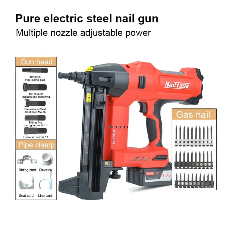 Dccn100x New Market Pure Battery Powered Concrete Cordless Shot Nail Gun