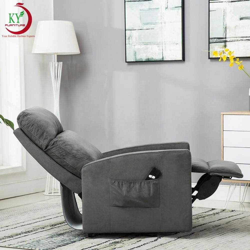 JKY Furniture ZOY Padded Seat Electric Power Lift Chair 3 Positions 2 Bags With Adjustable Headrest Backrest Footrest