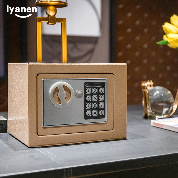 High security cheap price smart intelligent metal material safe box digital hotel electronic safety box safes