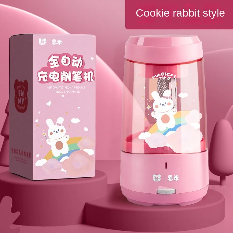 Best Selling Heavy-duty Helical Blade Fast Sharpen Lithium Battery/USB Operated Electric Pencil Sharpeners in School Classroom