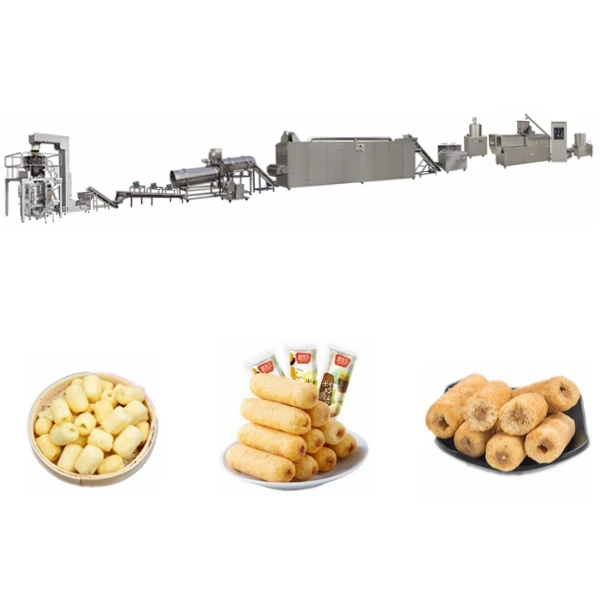 Chocolate Cream Jam Core Filled Pillow Snacks Extruder Making Machine