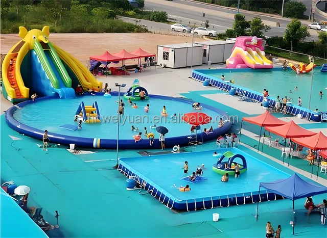 Factory Direct Selling Outdoor Swimming Metal Frame Pool For Water Sports  High Quality Product