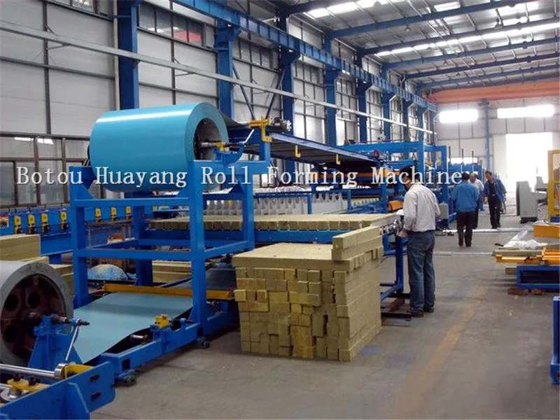 Sandwich Panel Making Machine Z-lock Sandwich Panel Board Roof Production Machinery
