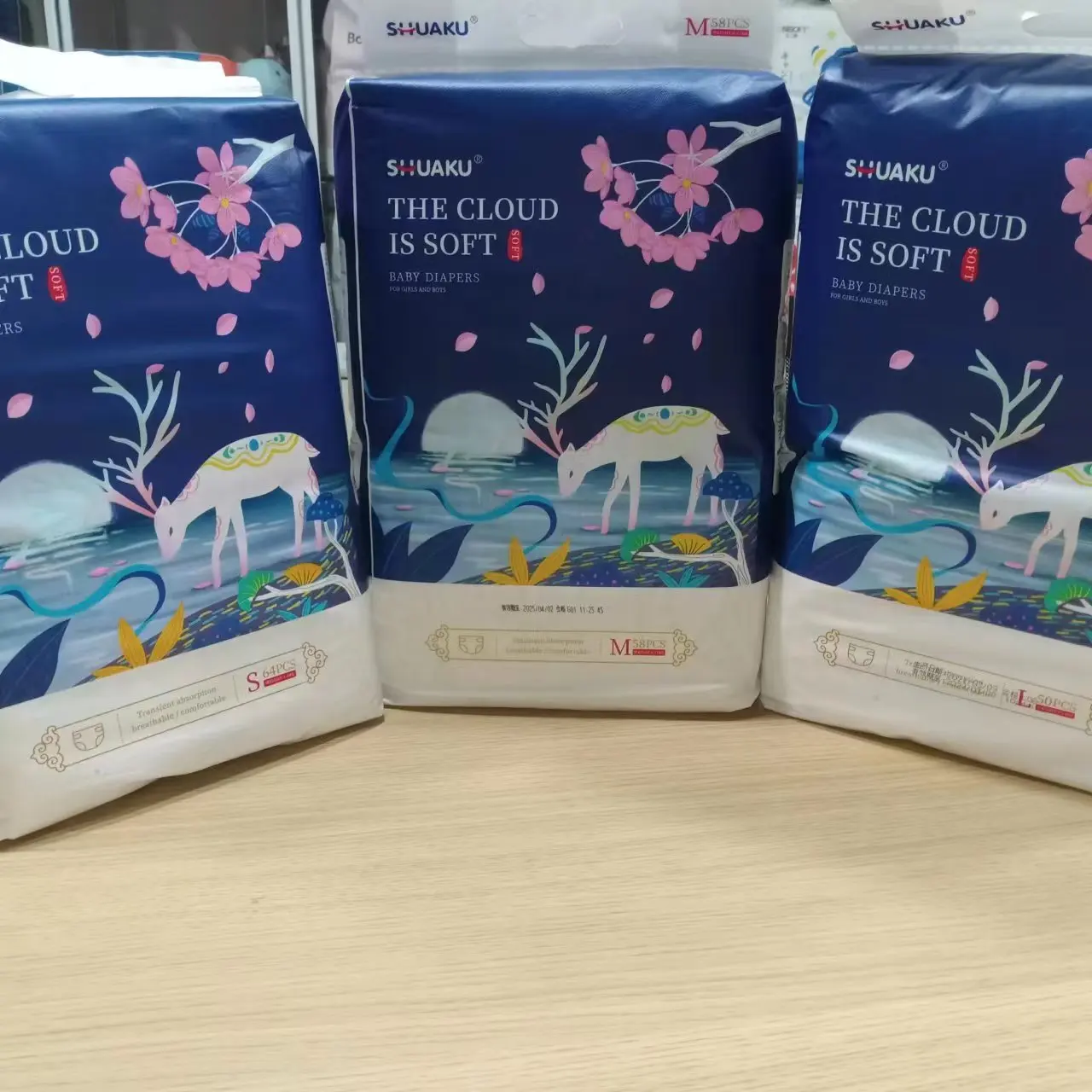 Unisoft best sellers free samples baby diapers disposable factory from China