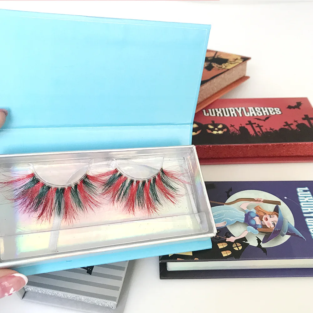 Ready To Ship New Arrival Halloween eyelash packaging boxes coffin eyelash box