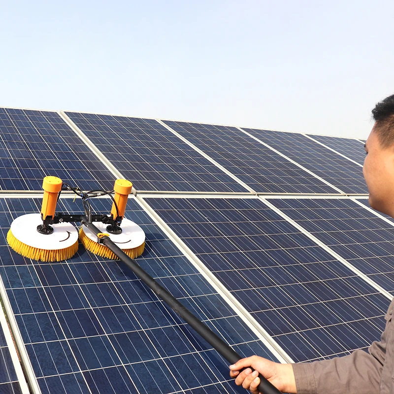 Panels Cleaning Roller Brush Solar Panel Cleaning Brush Solar PV Cleaning Robot