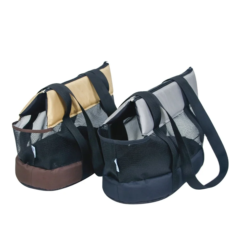 Lightweight breathable portable pet bag Shoulder trap travel bag Pet travel carrier carry bag