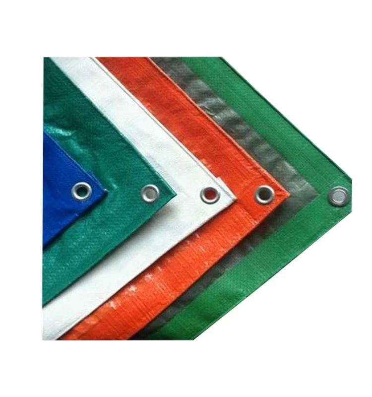PE coated  woven tarpaulin clear plastic cover waterproof canvas ground sheets