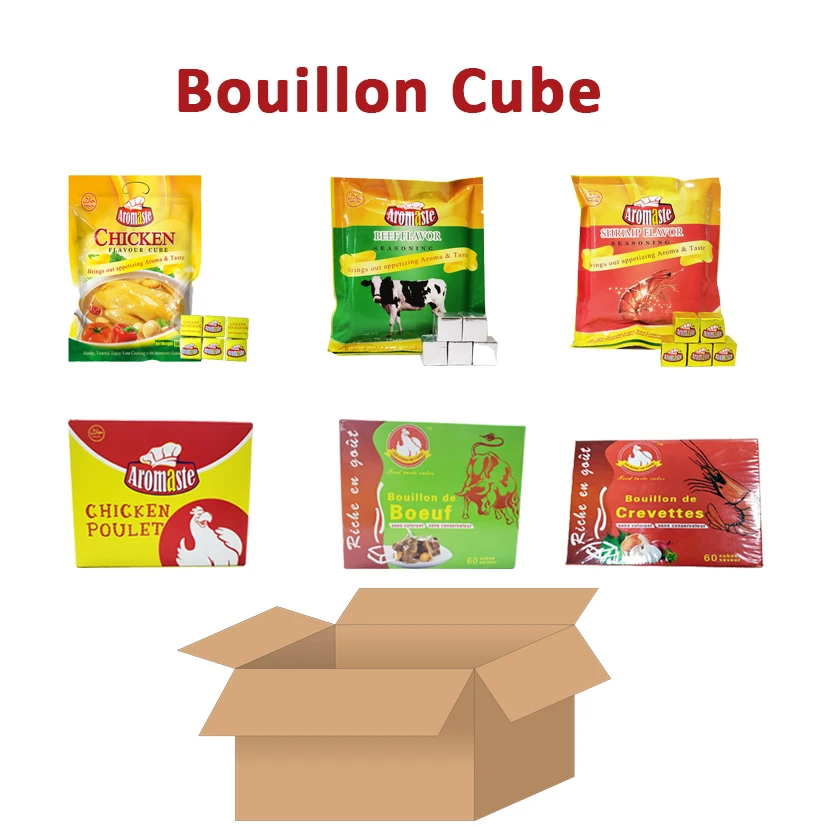 Daily Seasoning Powder Chicken/Beef/Shrimp Flavor Cube with Wholesale Price & OEM