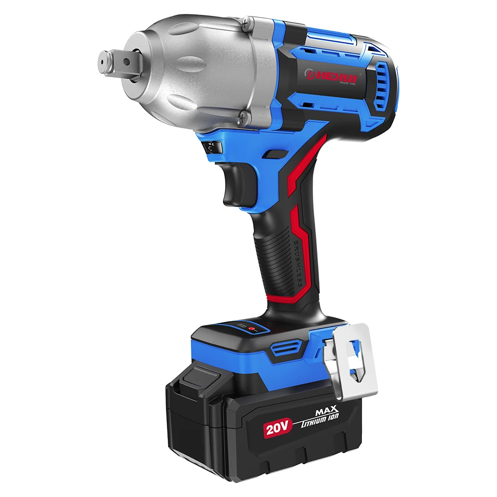Hehui Customized 20V Air Impact Wrench Cordless Max Torque 600Nm Brushless Impact Wrench