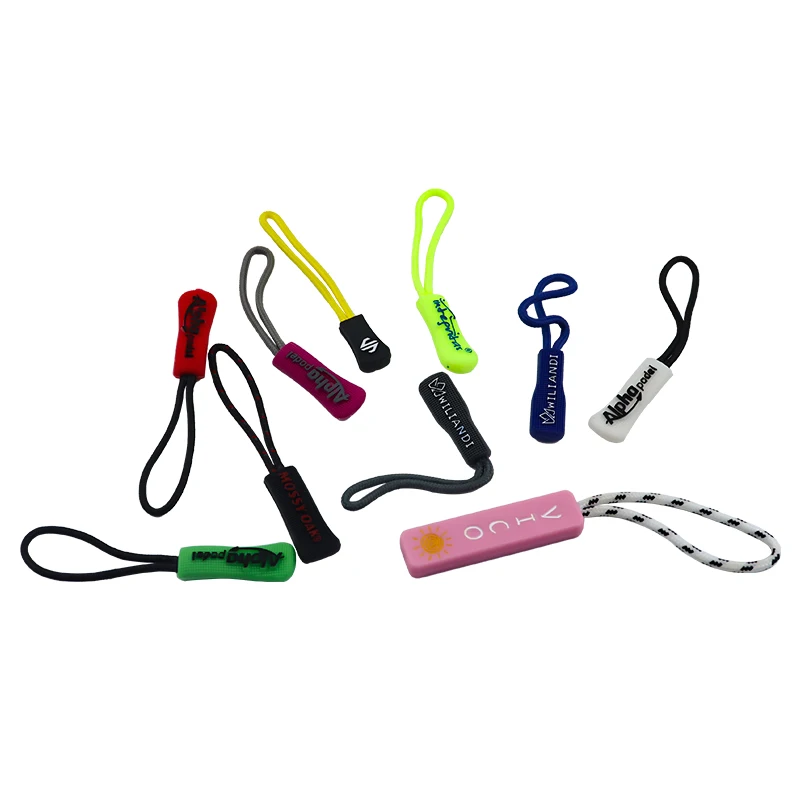 Оптовая продажа, резиновые застежки на молнии, сменные премиальные ярлыки на молнии, удлинитель шнура, фиксатор для багажа, рюкзаков, курток,