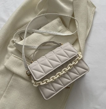 2024 Woman Bags Luxury Handbags Designer Messenger Shoulder Bag New Popular Square PU Leather Waterproof Handbag