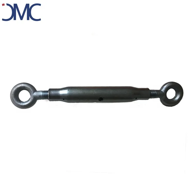 M6 Galvanized DIN1478 Construction Closed Body Turnbuckle  Hook and Hook CC Turnbuckles