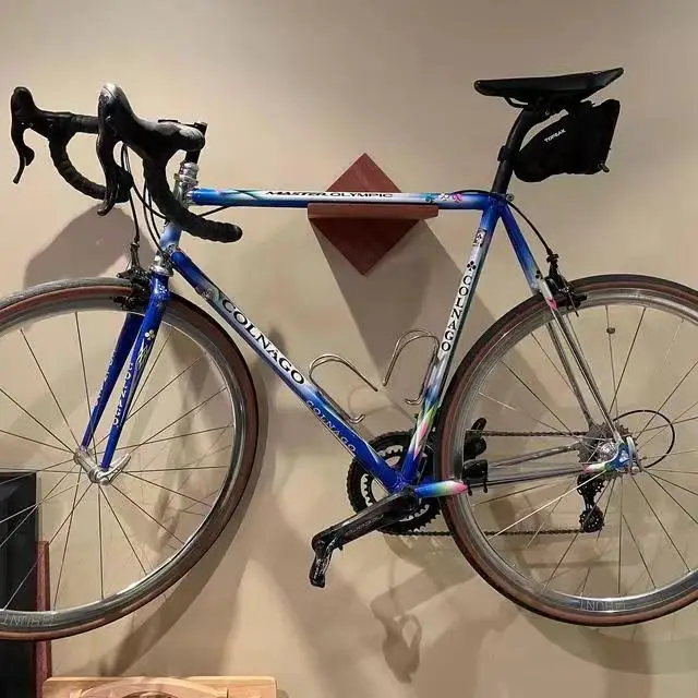 New Design Natural Wood	 storage  hanging vertical bike rack