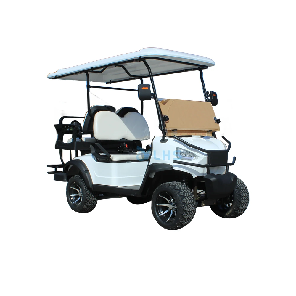 Quality assurance electric golf mini car scooter folding windshield golf club vehicle easy operation golf cart on sale
