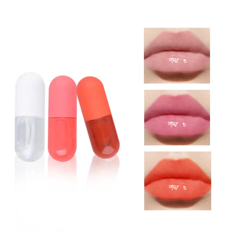 Vegan Private label waterproof long lasting plumping lip gloss private label glossy lip gloss plump