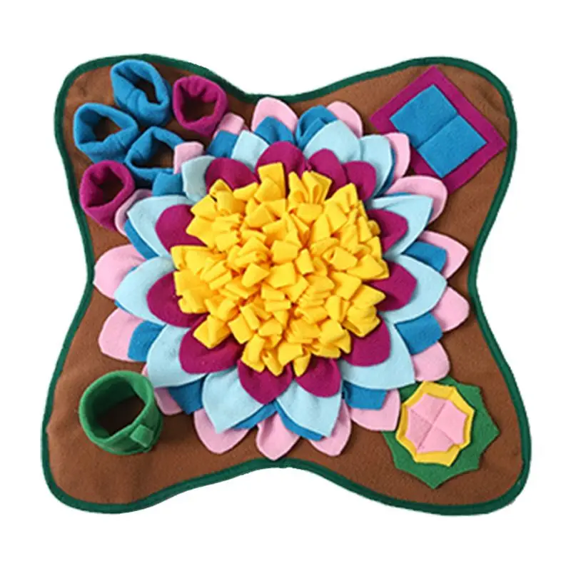 Pet Sniffing Mat for dogs Feeding Nosework Treats Mat training Toy Dog Snuffle Mat
