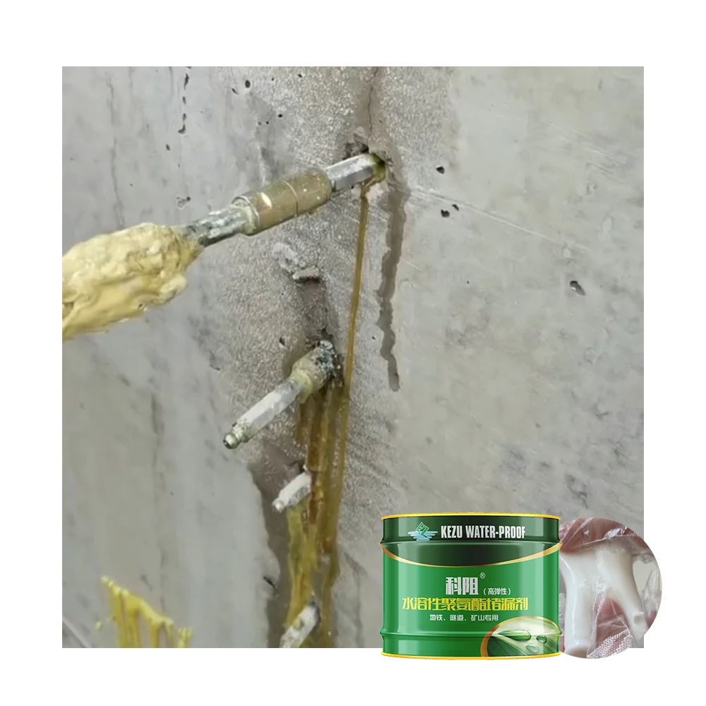 Free Samples Waterproof Chemicals Liquid Latex Grout Renew Water Stop Leak Stop Polyurethane Resin Injection Material